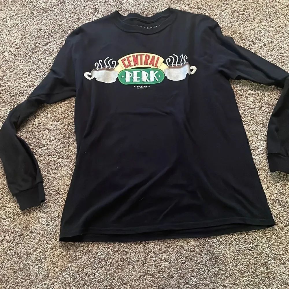 Long sleeve logo crew tee